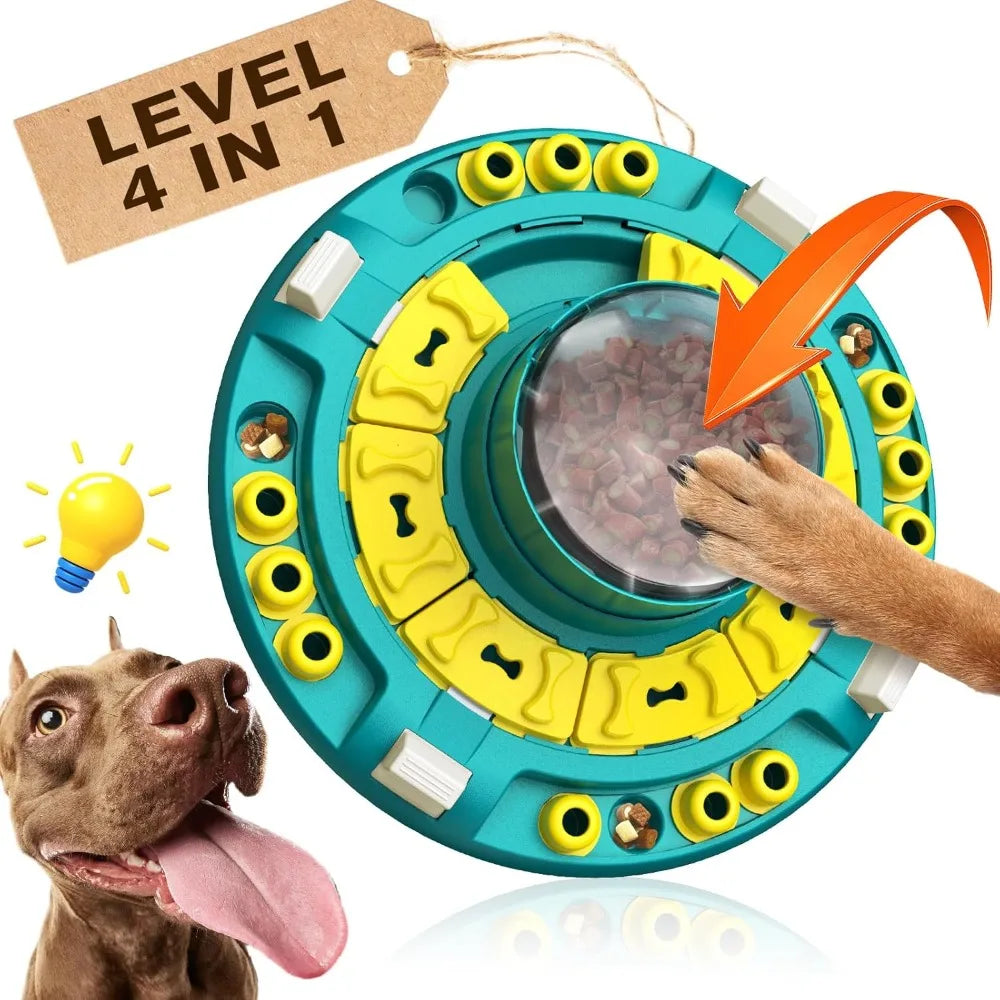 Dog Puzzle Toy Self Play Slow Feeder