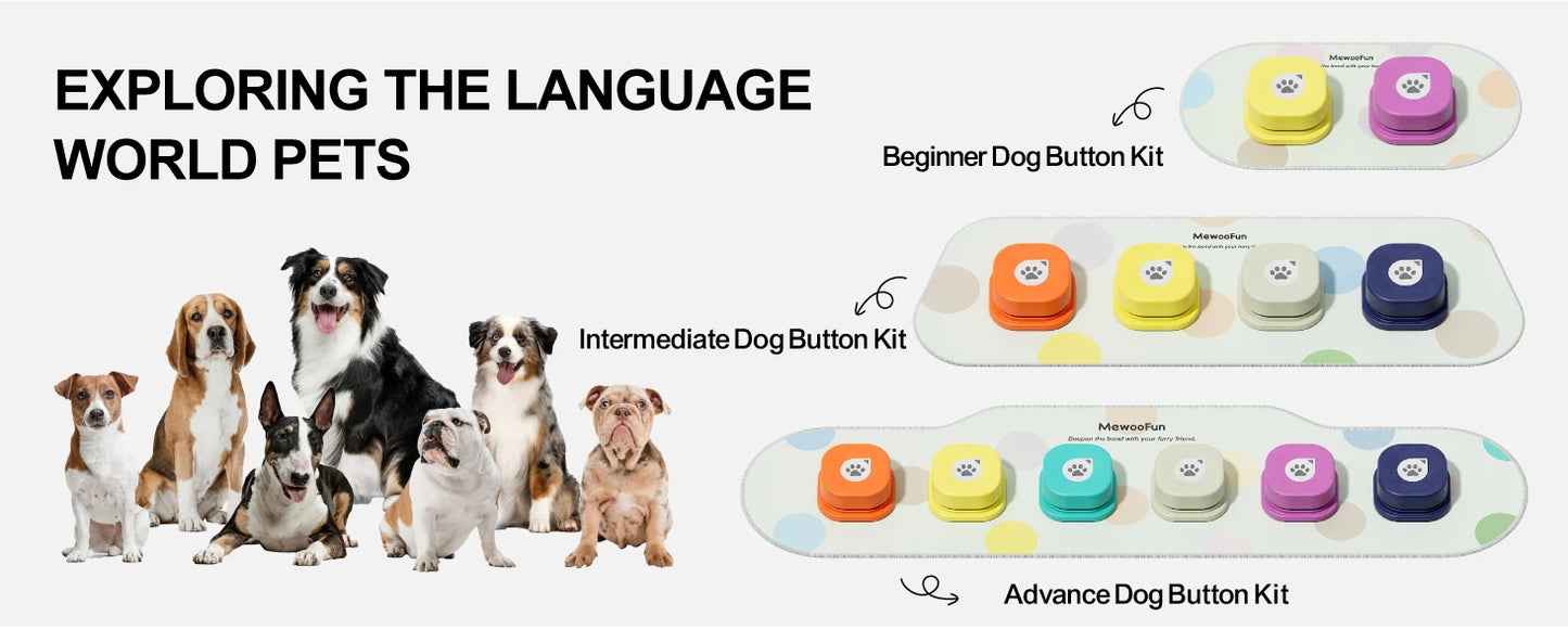 Pet Voice Recording Button For Communication