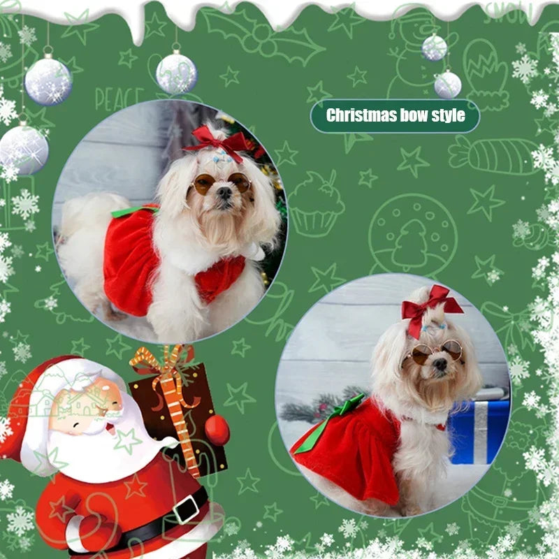 Pet Christmas Coat Dress