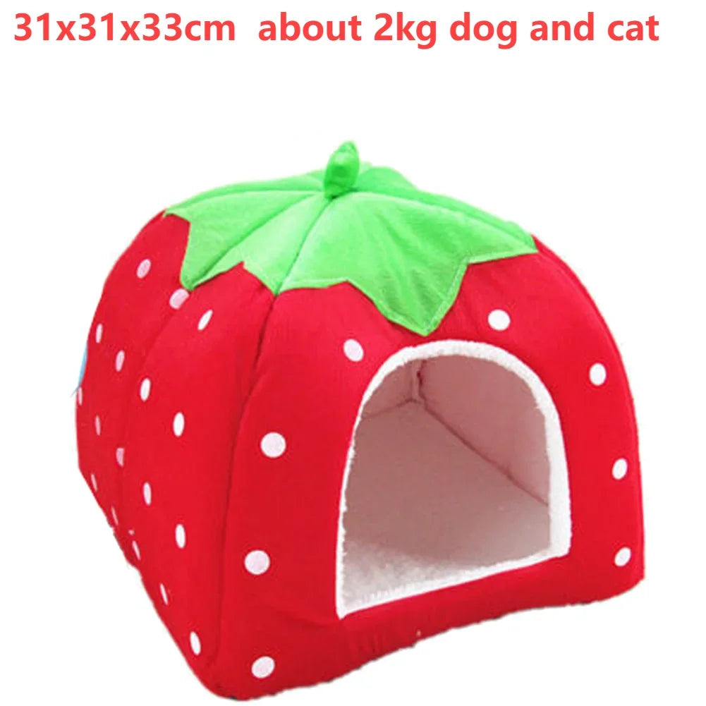 Pet Bed Round Cave For Cats Dogs