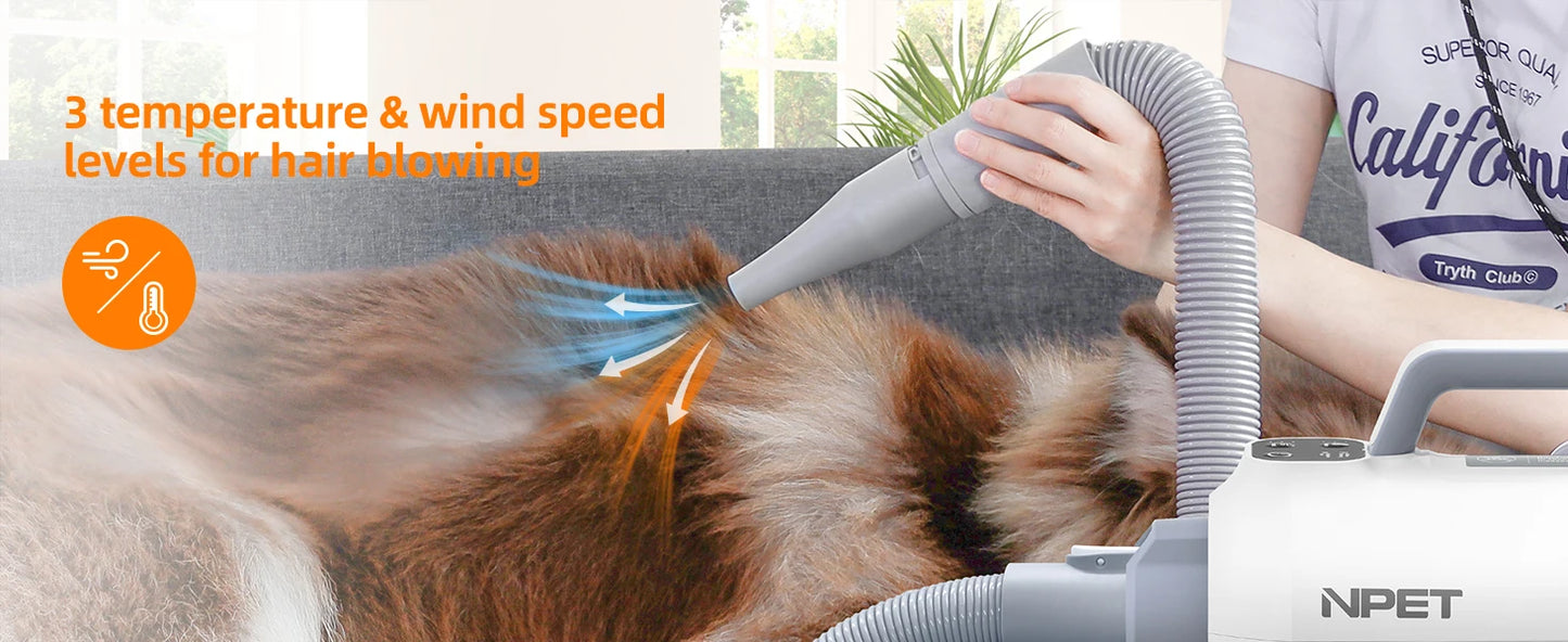 Pet Grooming Kit With Vacuum