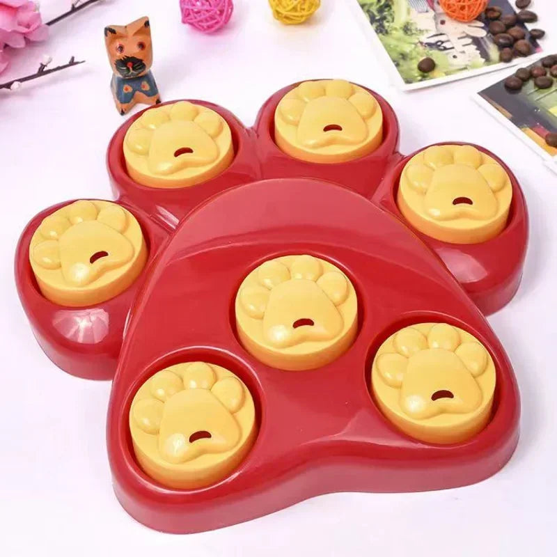 Dog Plastic Educational Toy Anti Choke Bowl