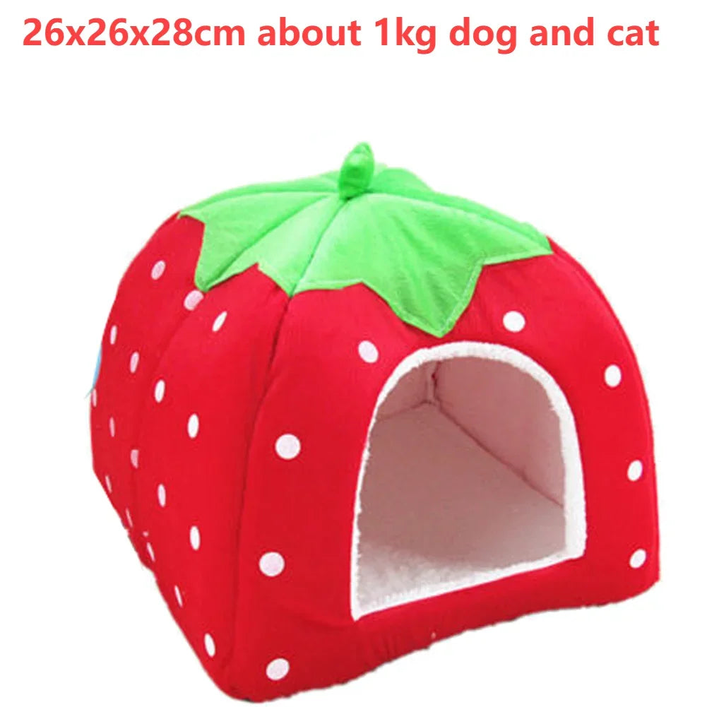 Pet Bed Round Cave For Cats Dogs