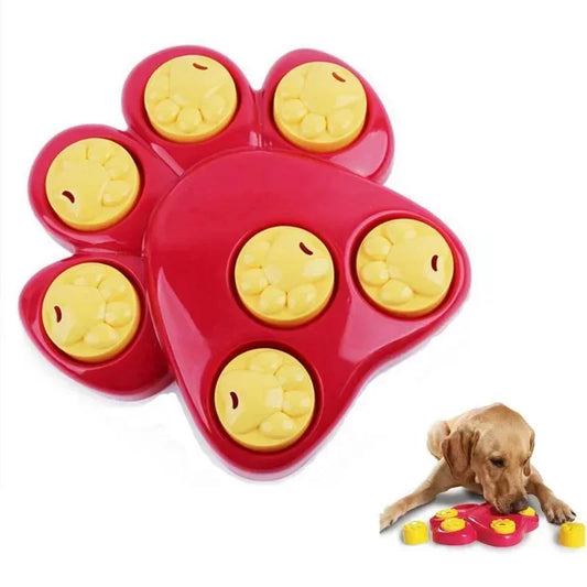 Dog Plastic Educational Toy Anti Choke Bowl