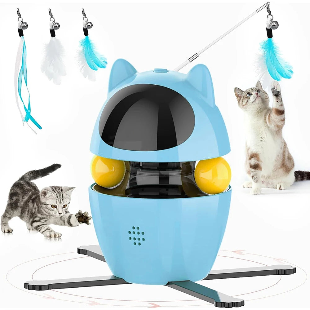 Ball Feather Indoor Electric Interactive Cat Toy