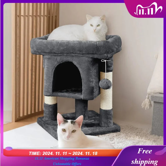 Cat Tree Tower Condo With Scratching Posts