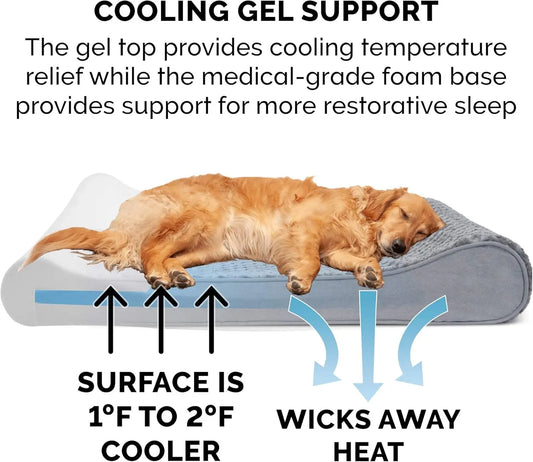 Cooling Gel Dog Bed For Extra Large Dogs