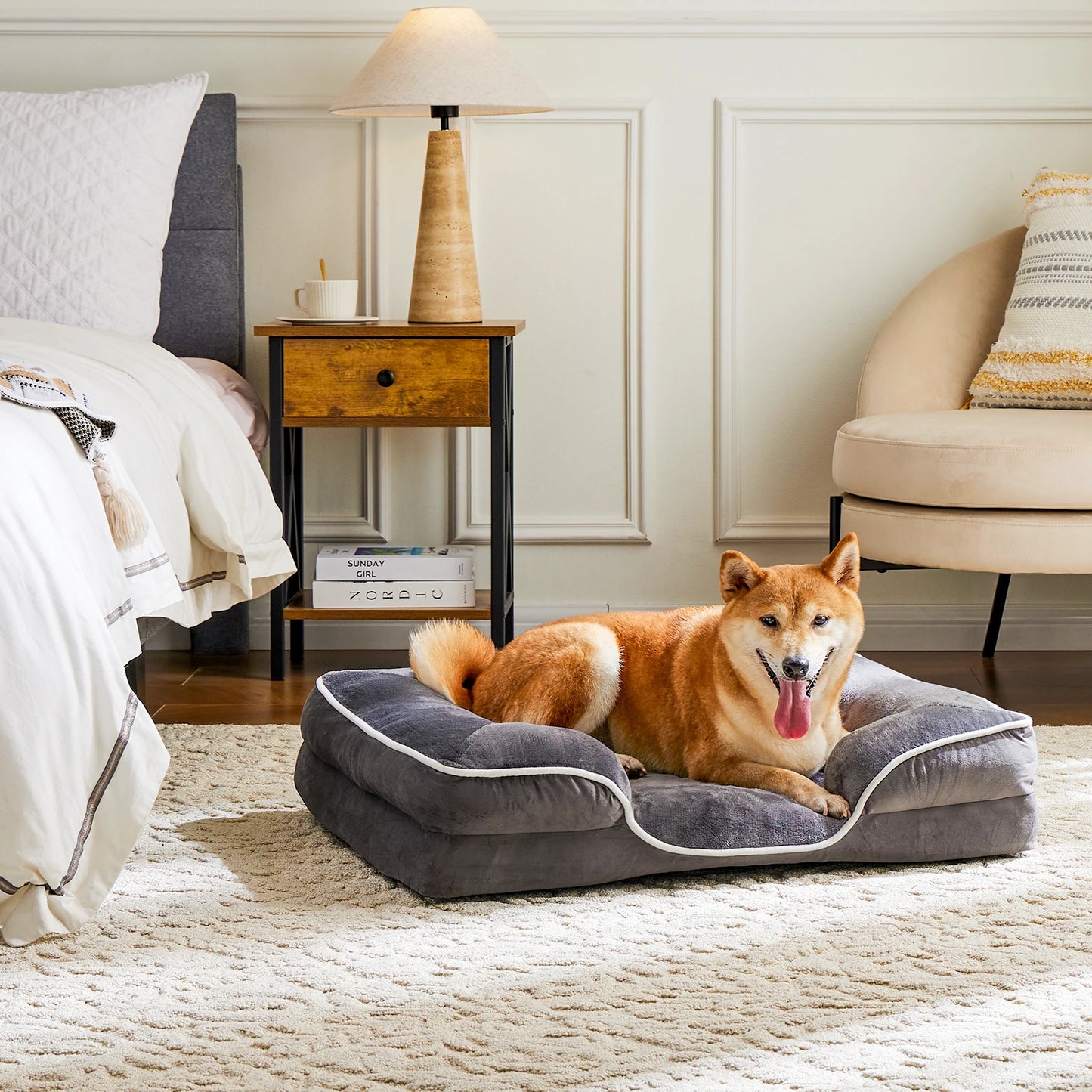 Pet Bed Orthopedic With Memory Foam