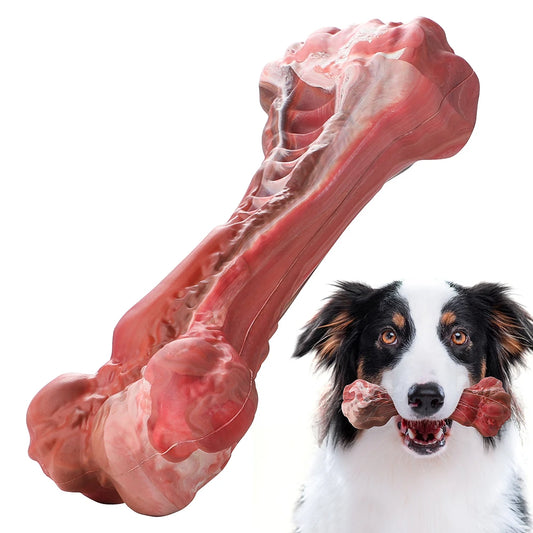 Dog Toys Aggressive Chewers Bone-Shaped Interactive