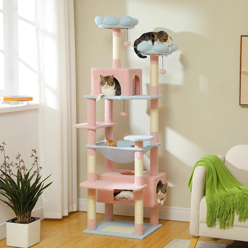 Pet Cat Tree Luxury Tower Scratching Post