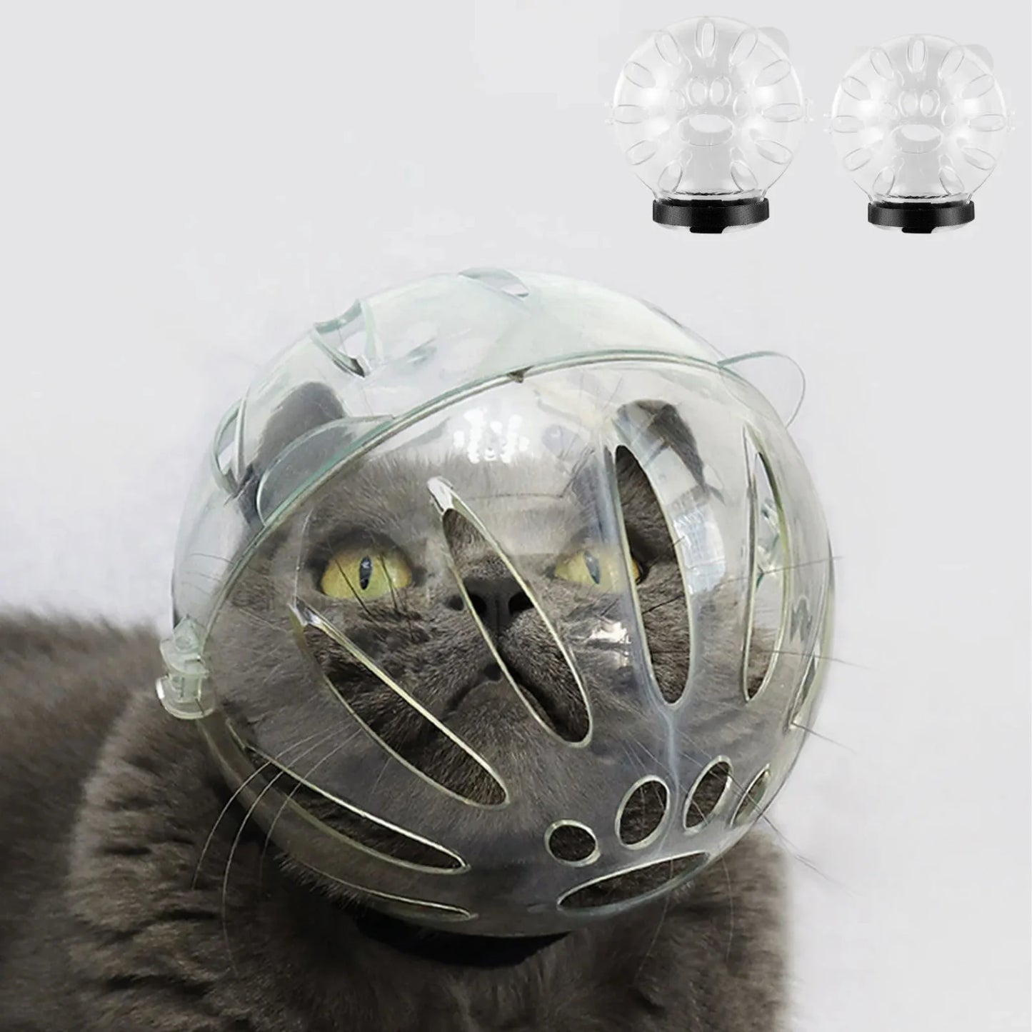 Cat Muzzle With Boots Hood Paw Cover