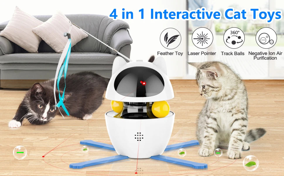 Ball Feather Indoor Electric Interactive Cat Toy