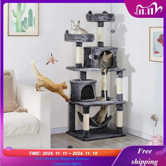 Pet Tree Cat Tower Condo Scratching Posts