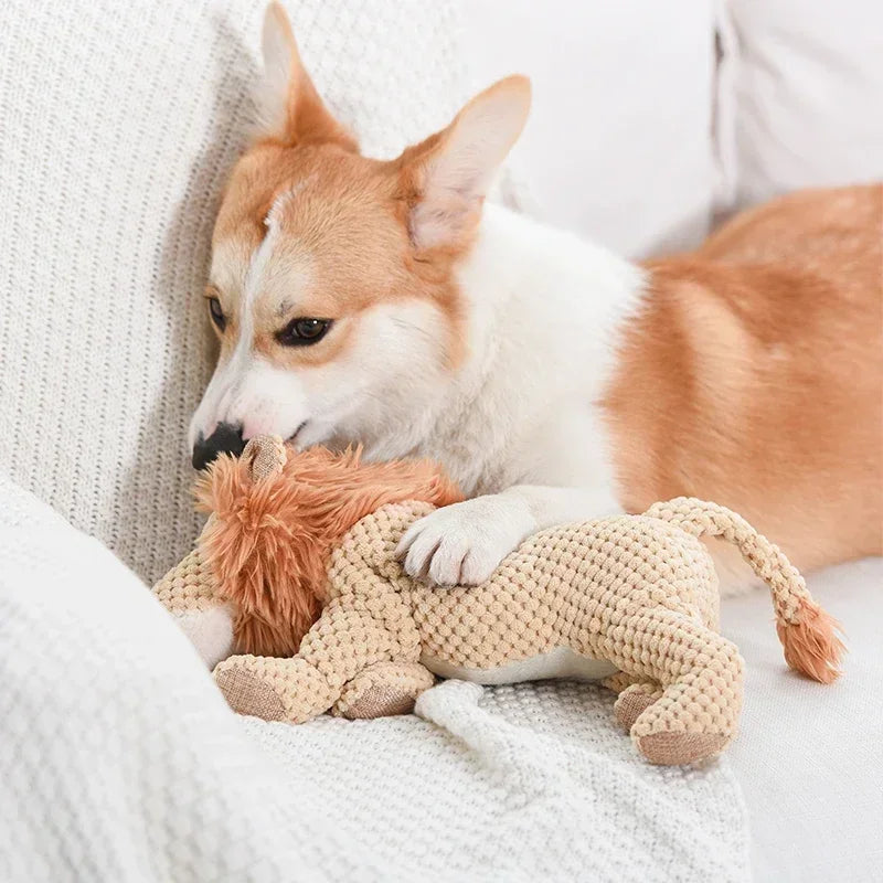 Squeaky Plush Animal Shaped Dog Toys