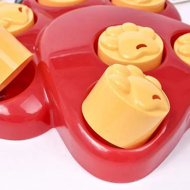 Dog Plastic Educational Toy Anti Choke Bowl