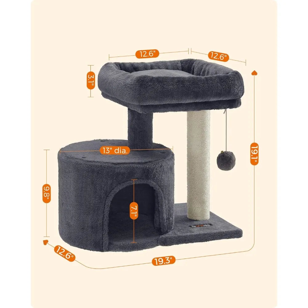 Cat Tree Tower Condo With Scratching Post