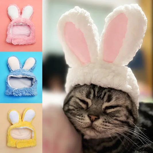 Pet Funny Cat Headgear Cute Rabbit Ears