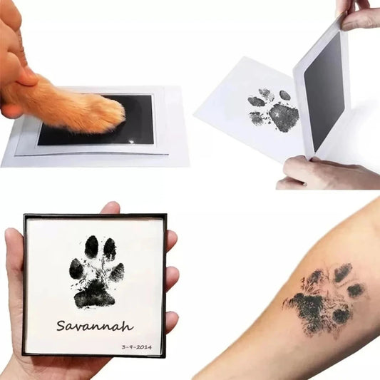 Pet Dog Cat Footprint Paw Printing Pad