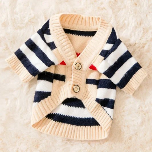 Pet Winter Cardigan Sweater Coat