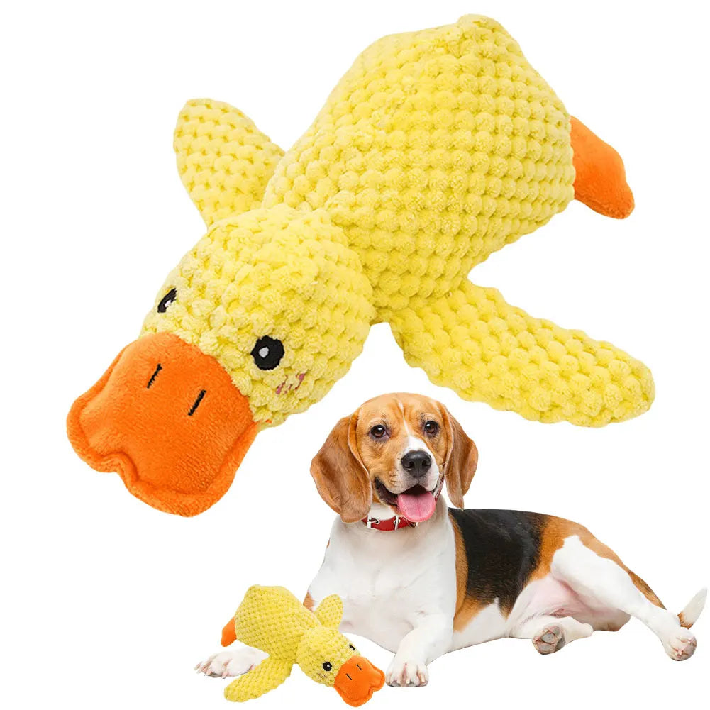 Dog Calming Duck Sound Plush Toy