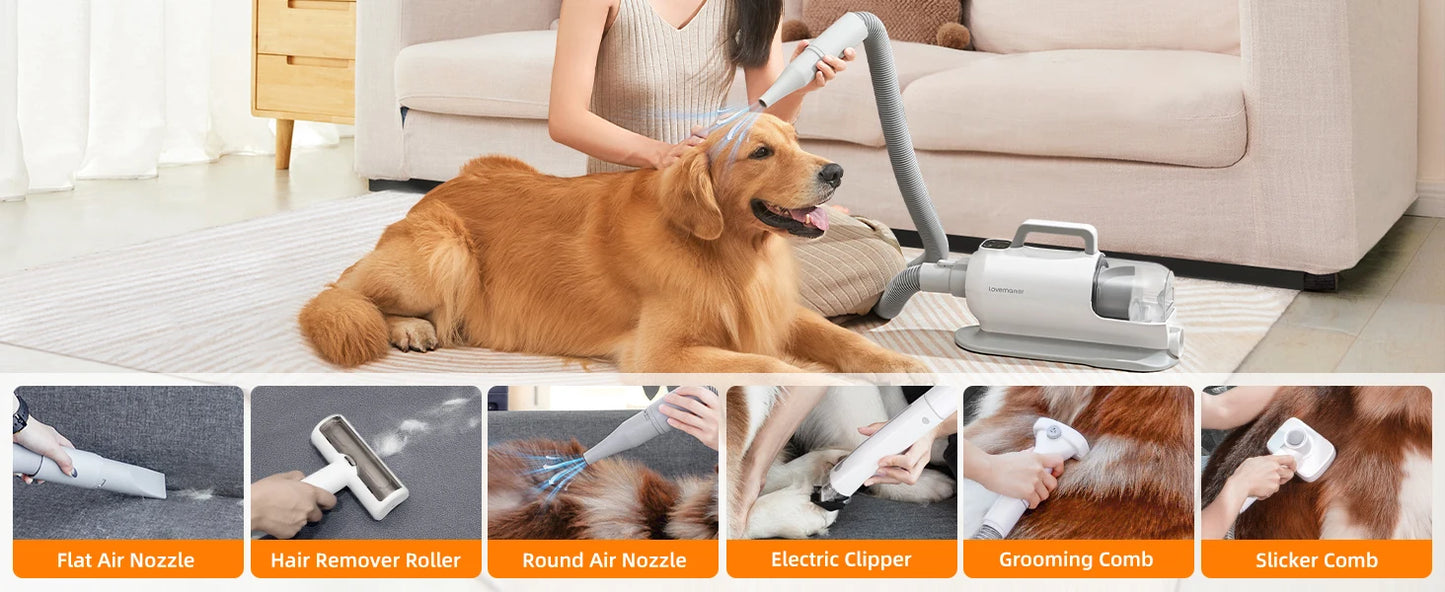 Pet Grooming Kit With Vacuum