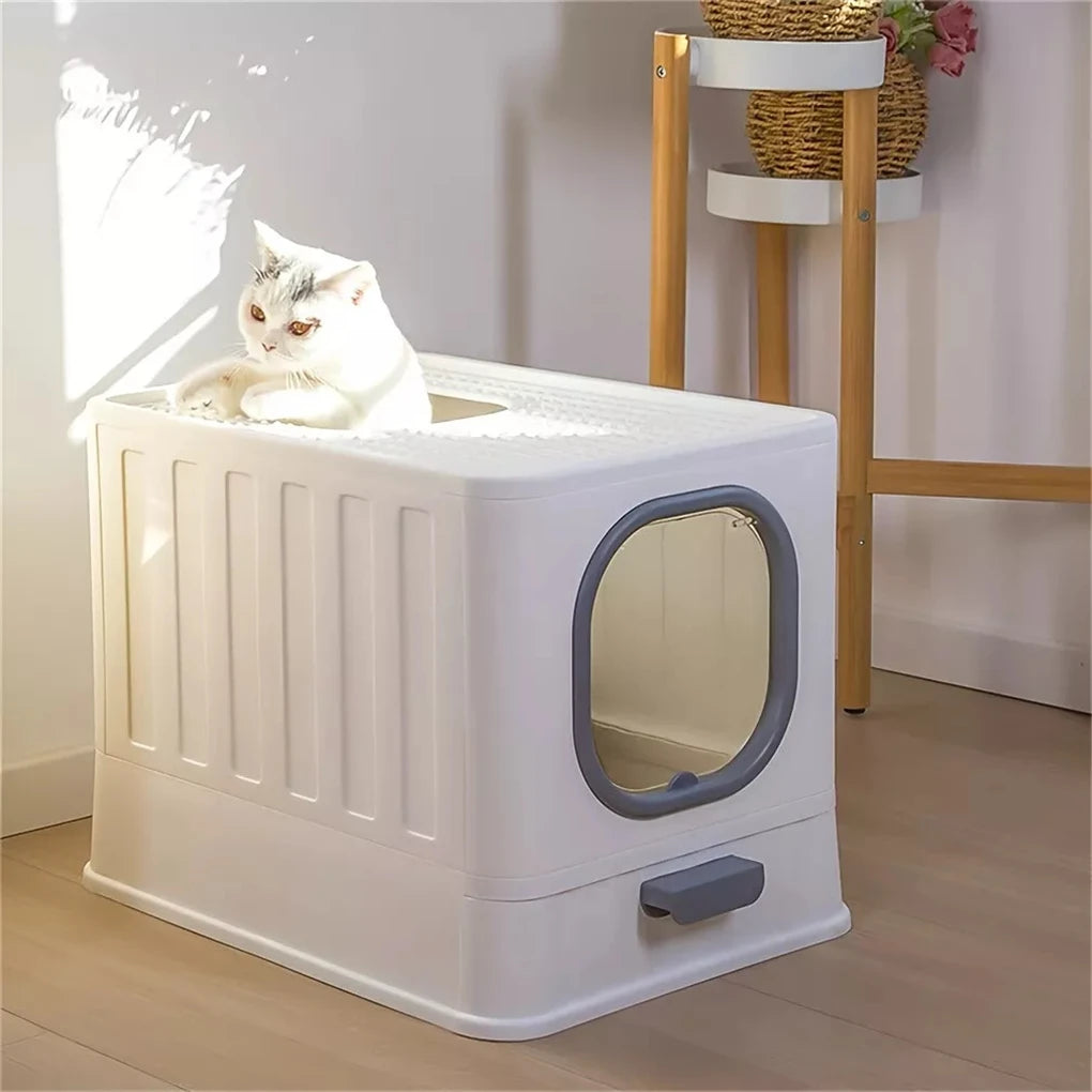 Enclosed Cat Litter Box Leak Proof