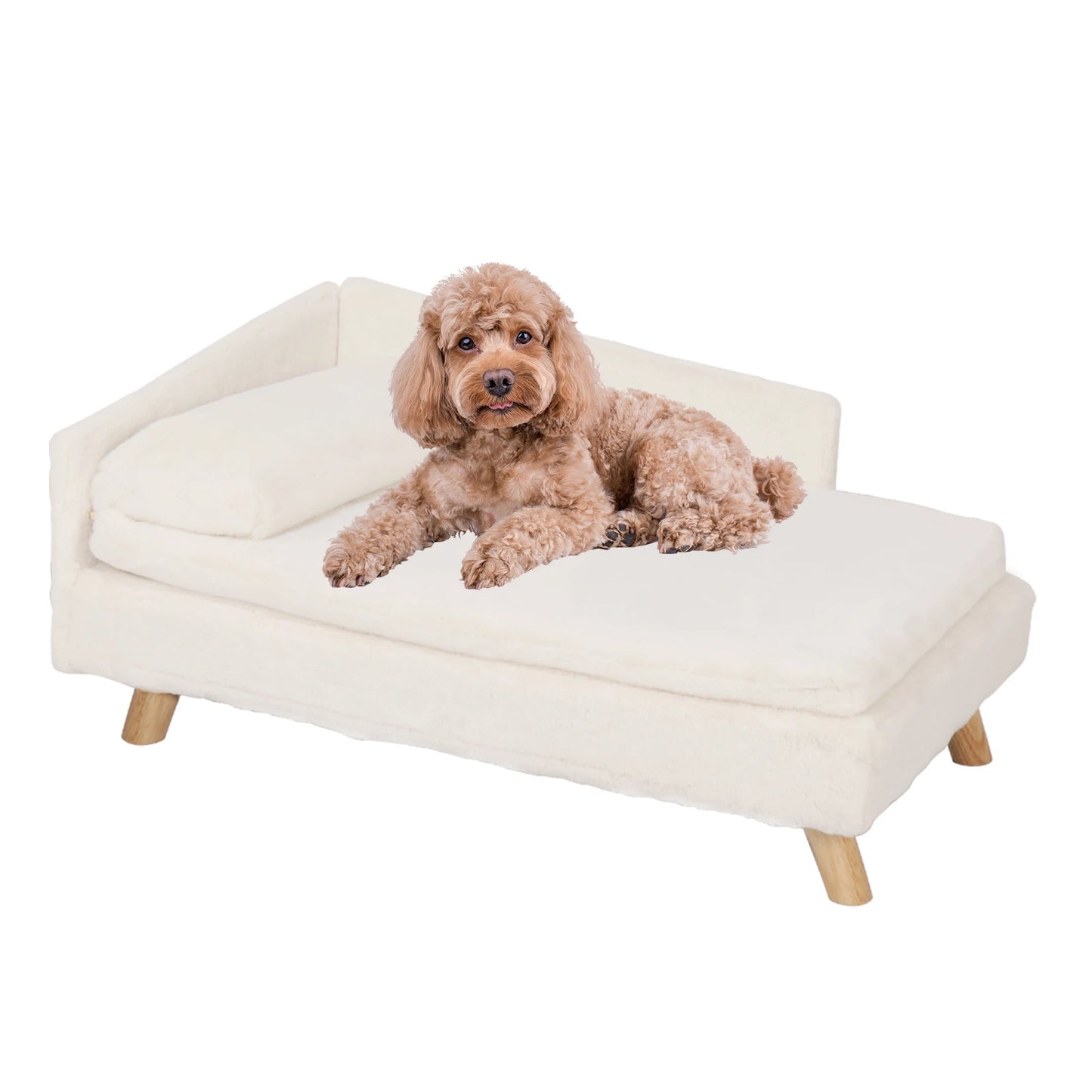 Pet Bed Elevated Solid Wood Leg