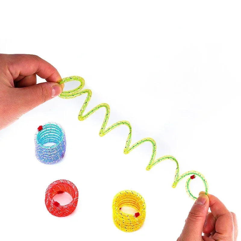 Pet Cat Funny Jumping Spring Toy