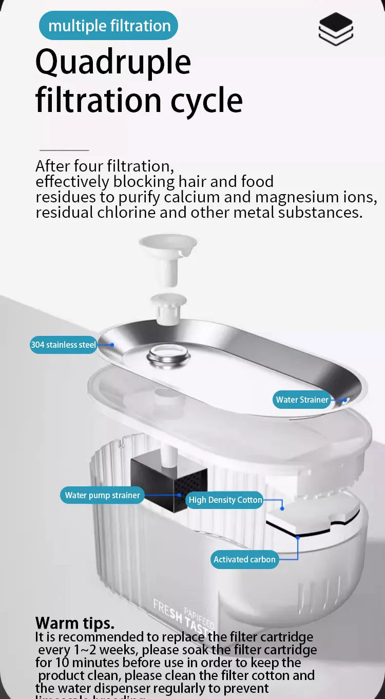 Water Dispenser Automatic Circulation Flowing Water