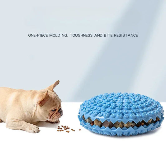 Dog Slow Feeder Rubber Interactive Dispensing Toy