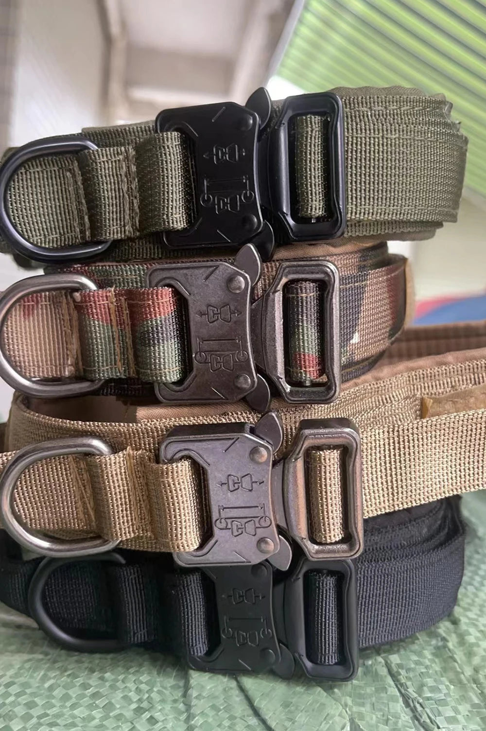 Dog Training Tactical Adjustable Collar And Leash