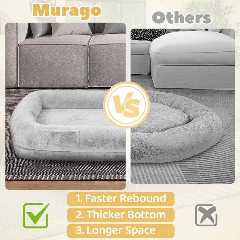 Human Dog Bed for Adults and Pets