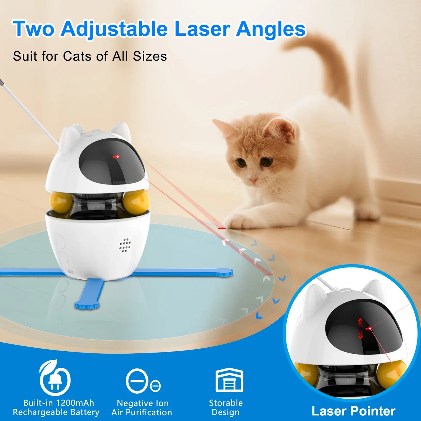 Ball Feather Indoor Electric Interactive Cat Toy