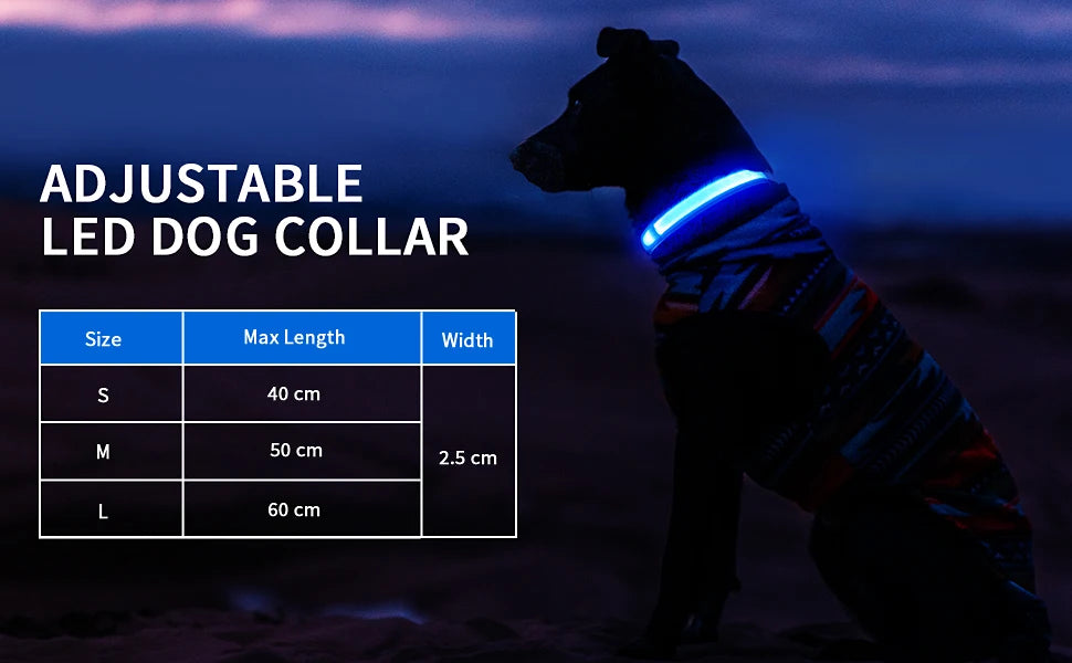 Luminous Dog Collar Waterproof