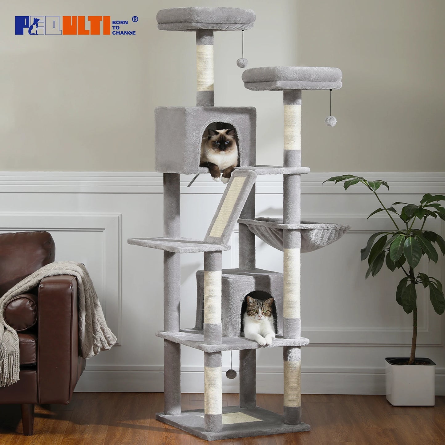 Cat Tree Tower With Scratching Posts