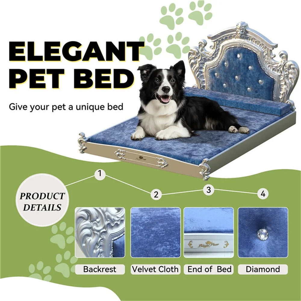 Large Dog Bed With Headboard