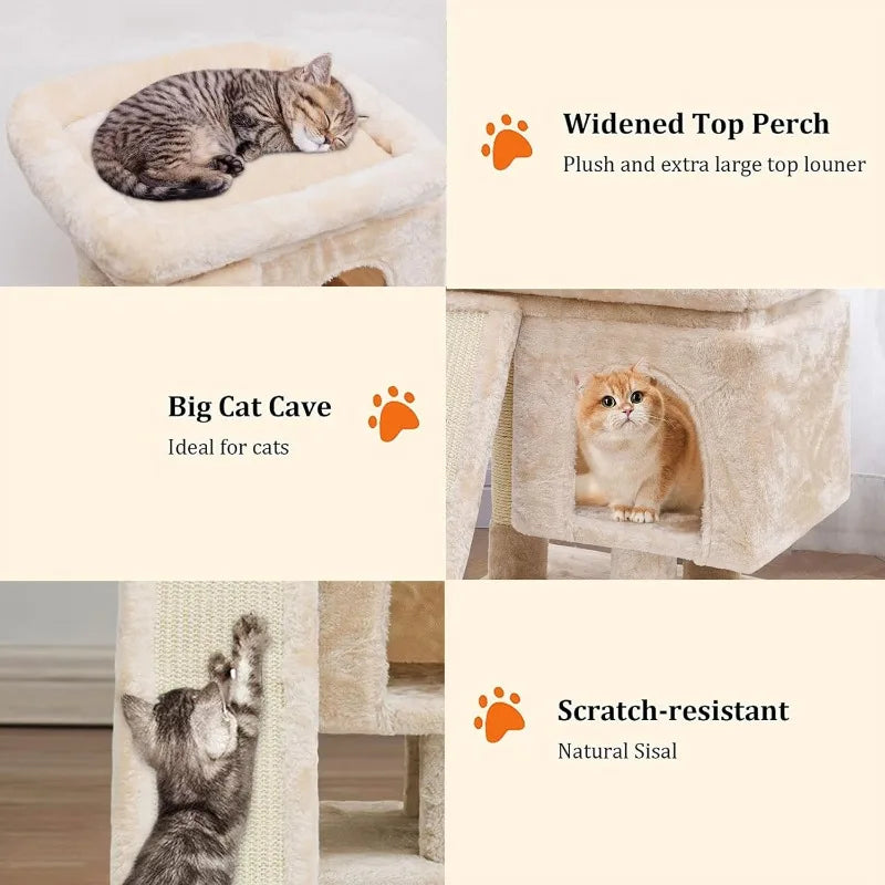 Pet Cat Gothic Tree Tower Scratching Post