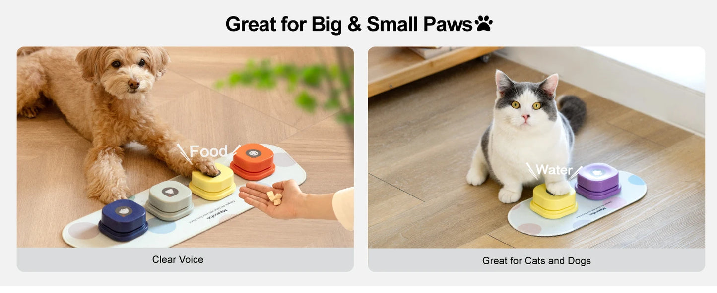 Pet Voice Recording Button For Communication