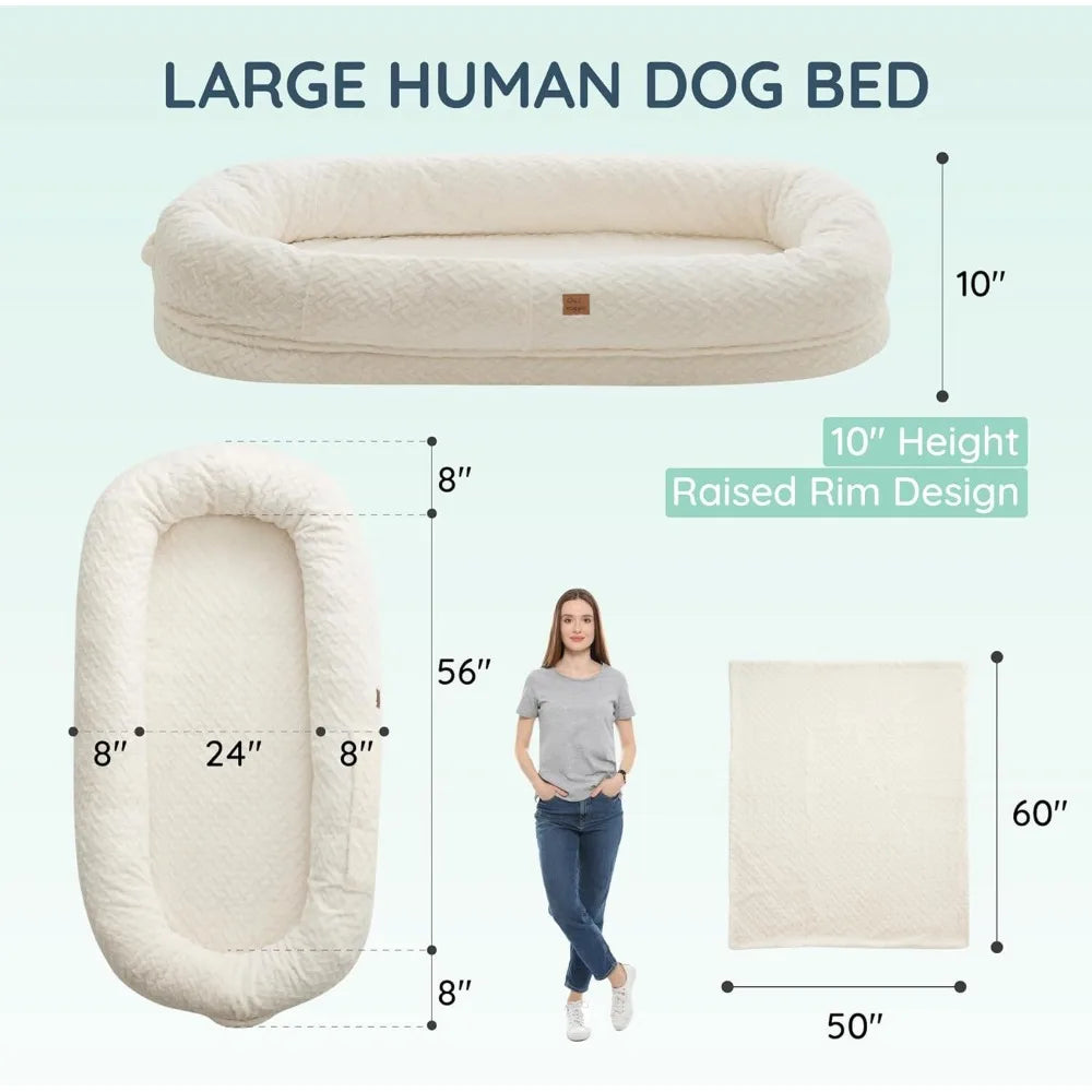 Human Dog Bed For Adult and Pet