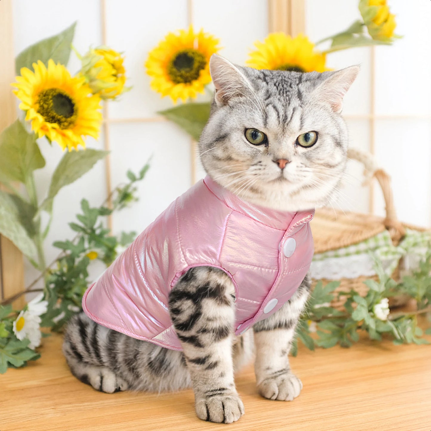 Pet Fashionable Warm Waterproof Pet Vest Coat