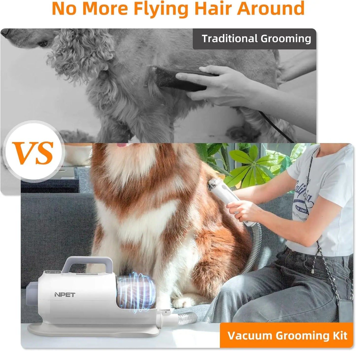 Pet Grooming Kit With Vacuum