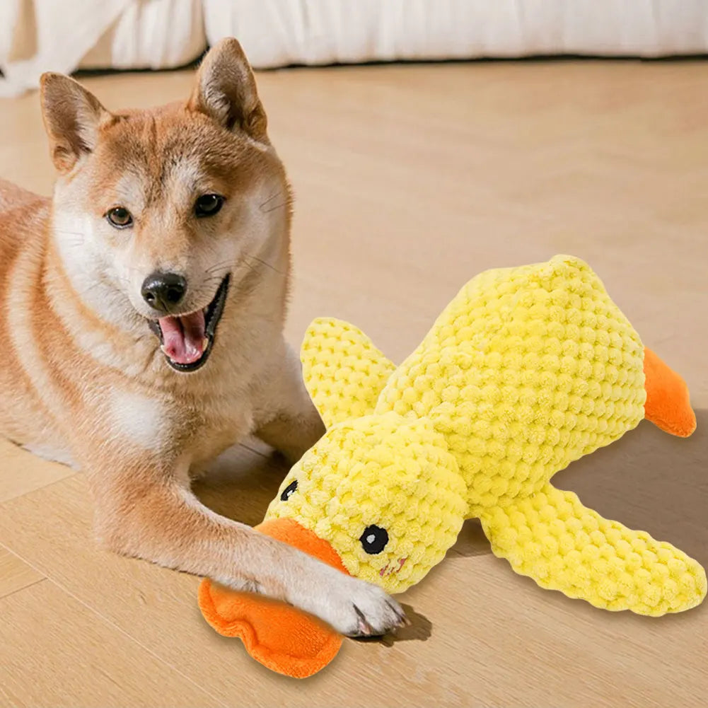 Dog Calming Duck Sound Plush Toy