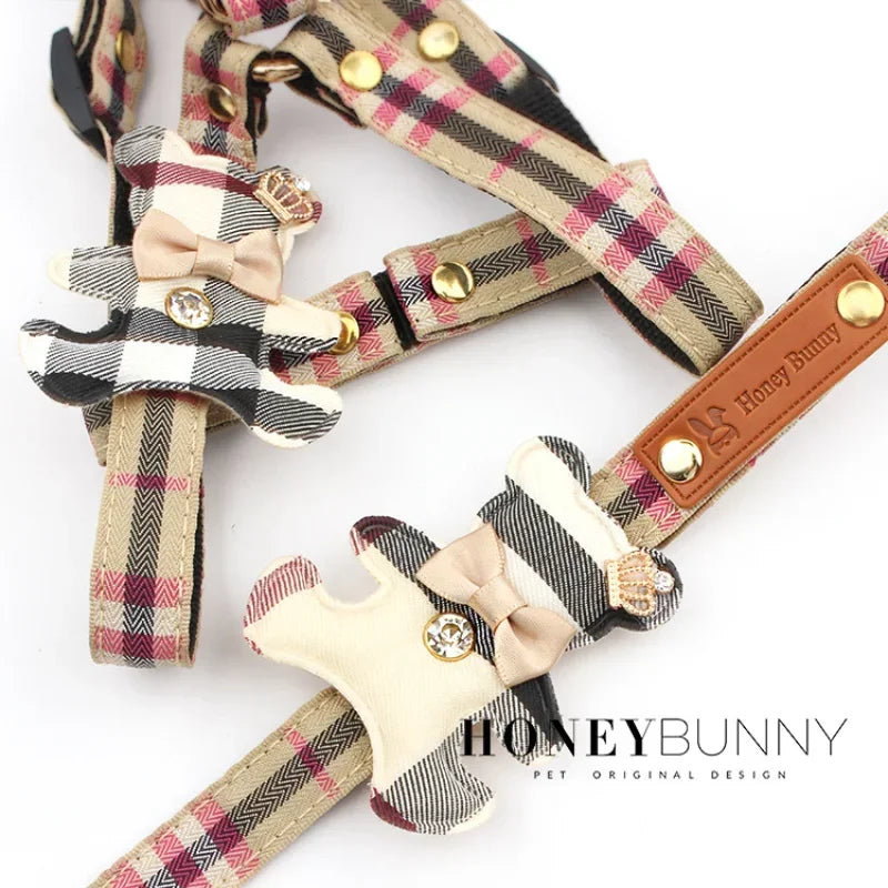 Pet Vest Collar Set Harness Leash