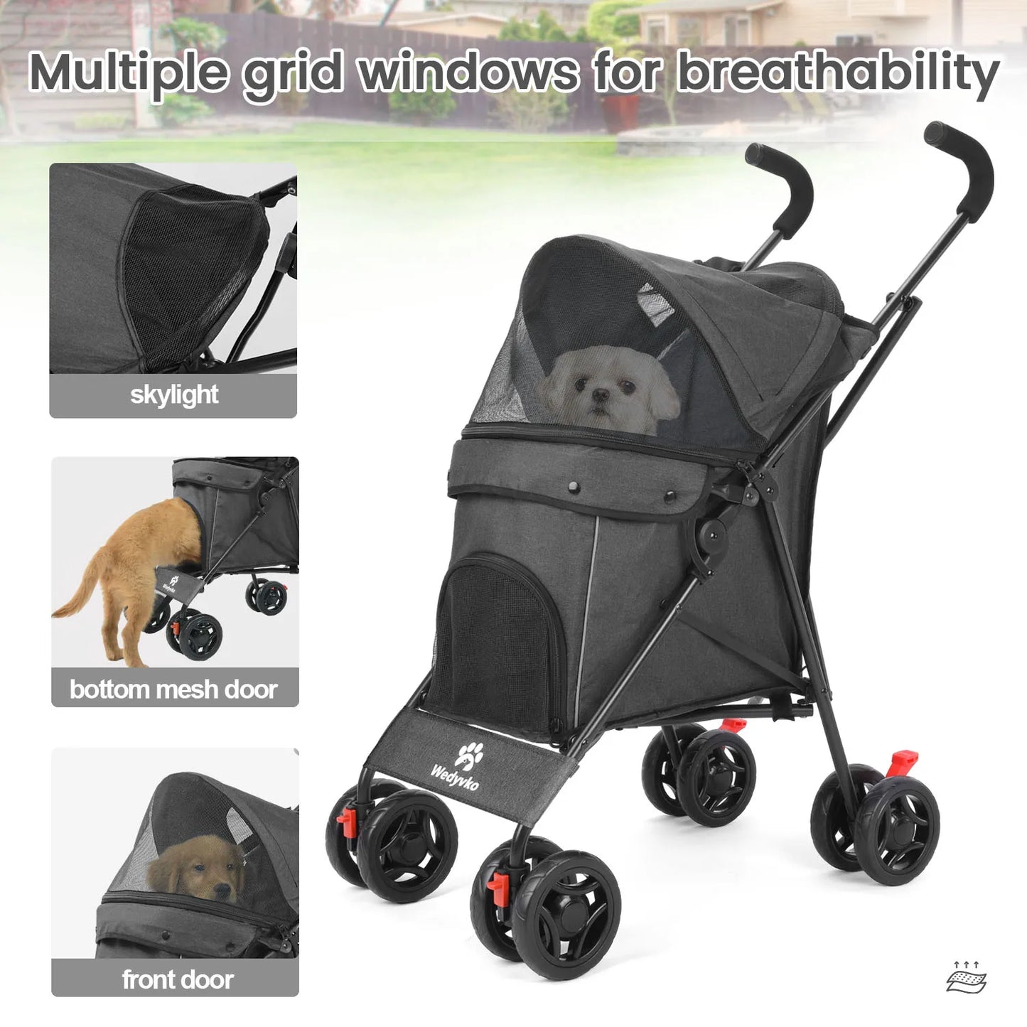 Pet Stroller For Dogs and Cats