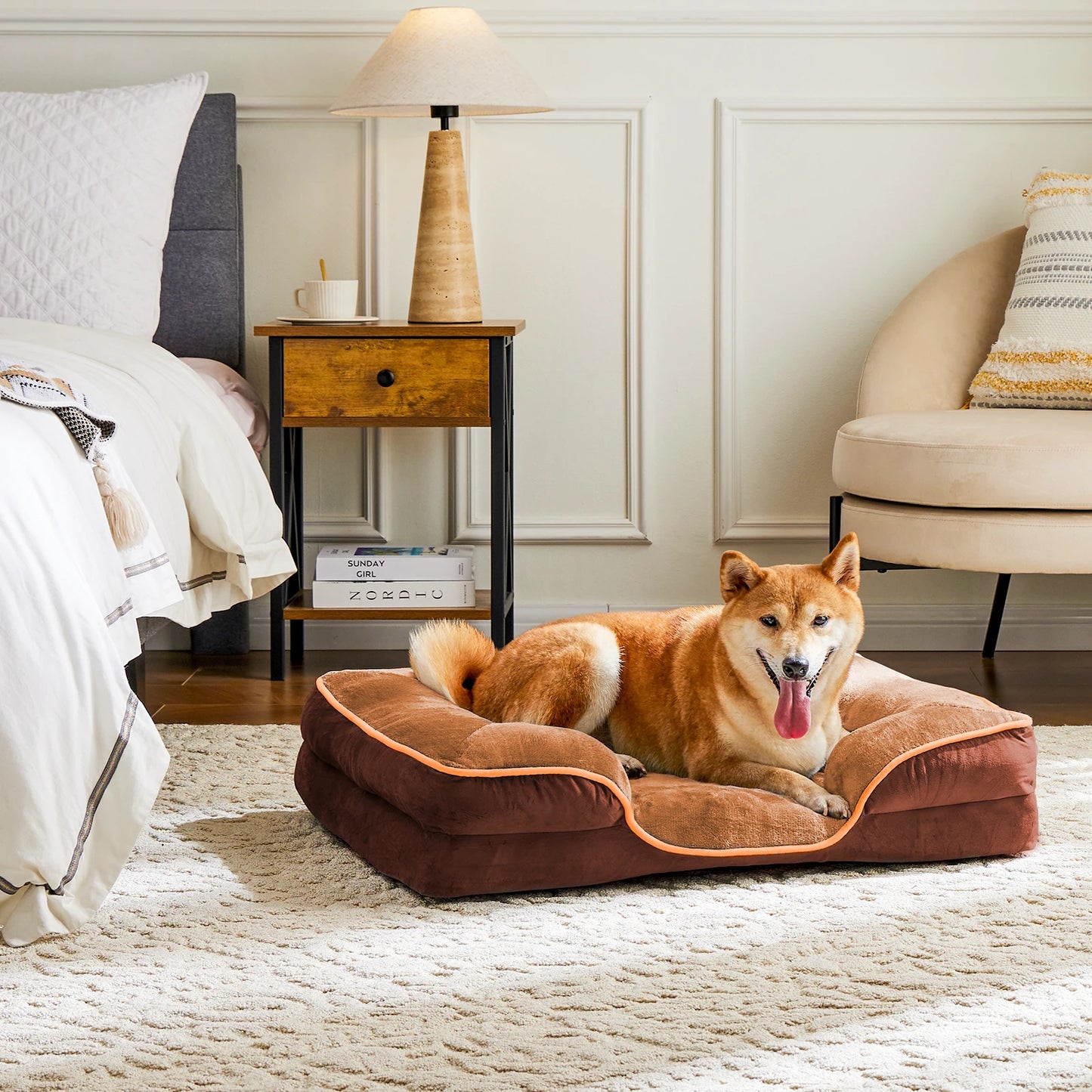 Pet Bed Orthopedic With Memory Foam