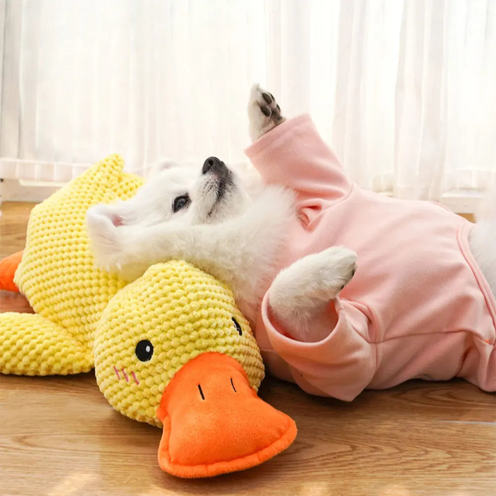 Dog Calming Duck Sound Plush Toy