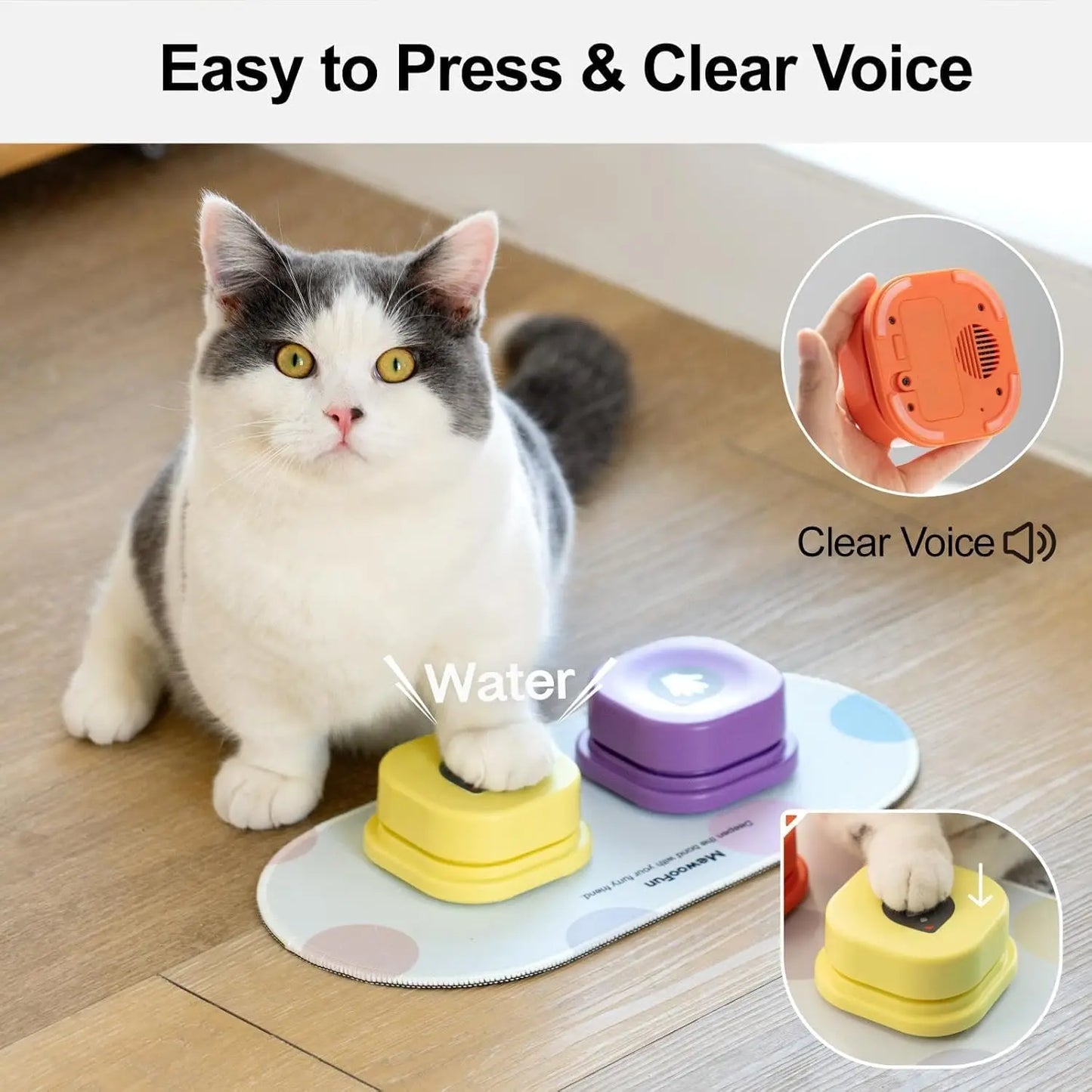 Dog Buttons For Communication Voice Recording Clicker