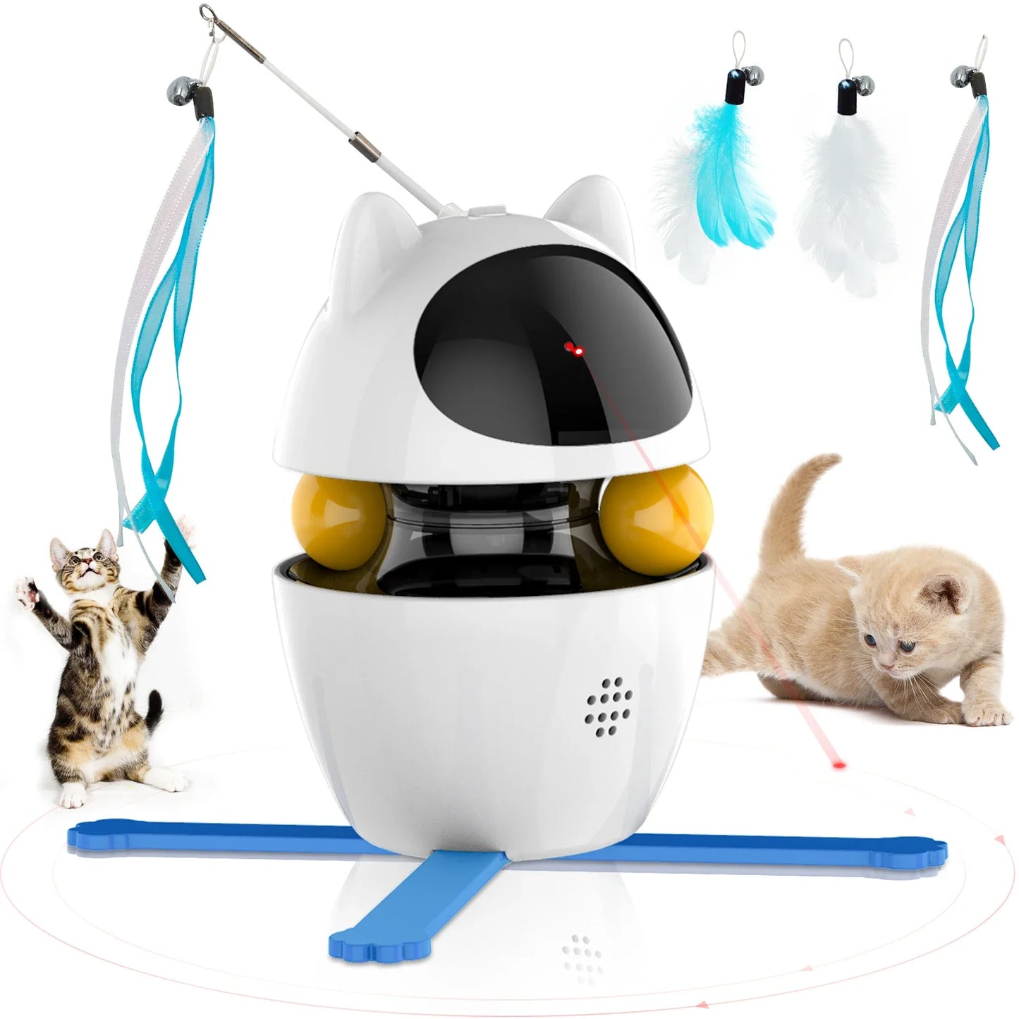 Ball Feather Indoor Electric Interactive Cat Toy