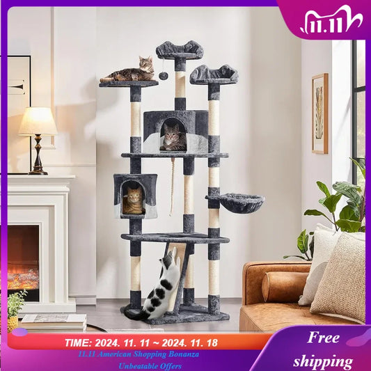 Pet Cat Trees Indoor Tower Scratching Posts