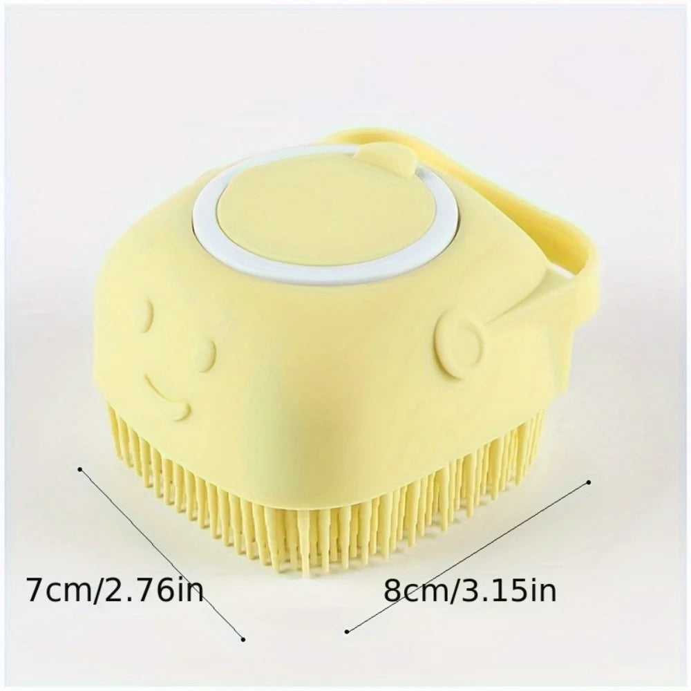 Pet Shampoo Brush And Massager Rubber Comb